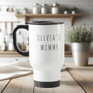 Anpassningsbar MAMMA Photo & Namn Gift Resemugg