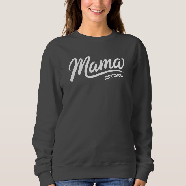 Anpassningsbar Mamma Sweatshirt T Shirt (Framsida)