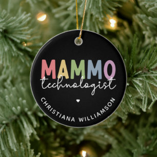 Anpassningsbar Mammo Technolog Mammography Tech Julgransprydnad Keramik