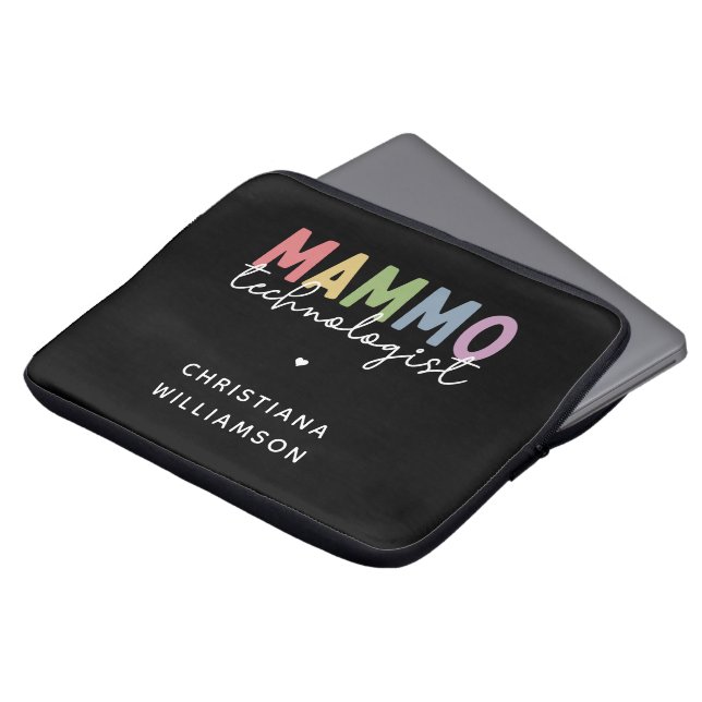 Anpassningsbar Mammo Technolog Mammography Tech Laptop Fodral (Framsida topp)