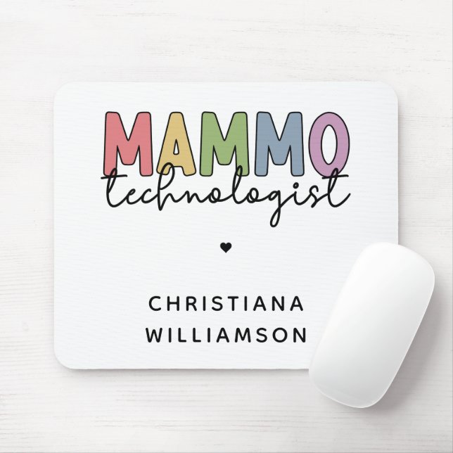 Anpassningsbar Mammo Technolog Mammography Tech Musmatta (Med mus)