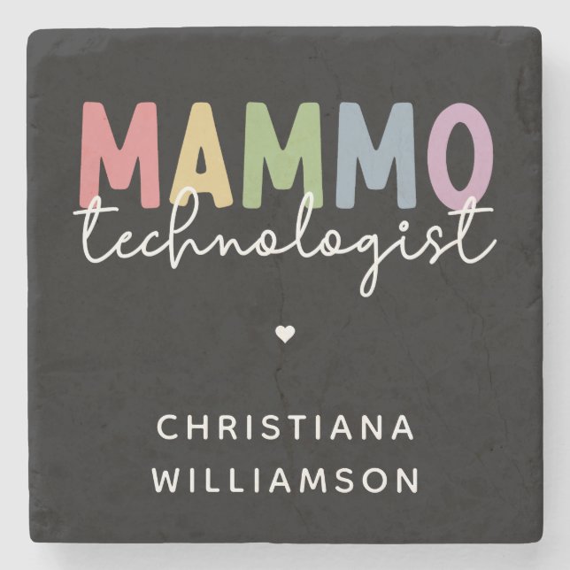 Anpassningsbar Mammo Technologist Mammography Tech Stenunderlägg (Framsidan)