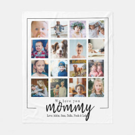 anpassningsbar mammor dsy presenter mamma fotokoll fleecefilt