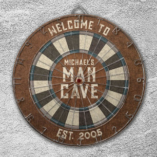 Anpassningsbar Man Cave Rustic Dartboard Darttavla