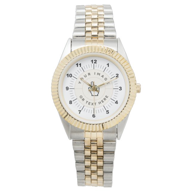 ANPASSNINGSBAR Manar 2-tonston Bracelet Watch Armbandsur (Framsida)