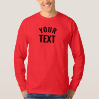 Anpassningsbar Manar Långärmad Deep Red Template M