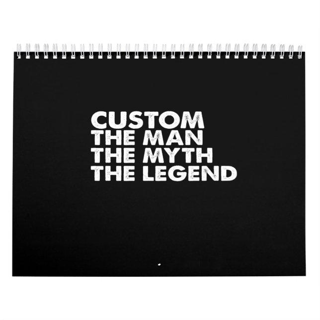 anpassningsbar mannen myten i legenden kalender (Omslag)