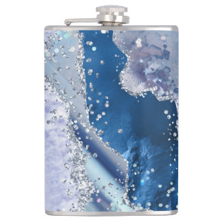 ANPASSNINGSBAR MARBLE BLUE GLITTER FICKPLUNTA