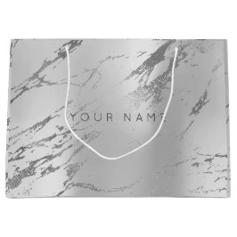 Anpassningsbar Marble Grått Monoch Metallic Abstra