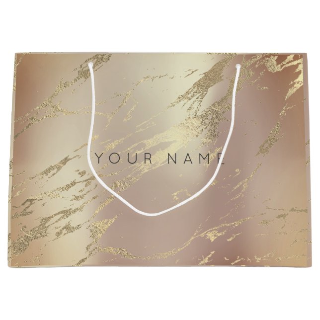 Anpassningsbar Marble Guld Metallic Abstrakt Coppe (Framsidan)