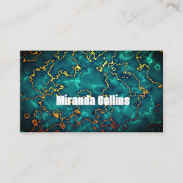 Anpassningsbar Marble Sophisticated Script Minimal Visitkort