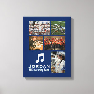 Anpassningsbar Marching Band Orchestra Music Photo Canvastryck