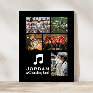 Anpassningsbar Marching Band Orchestra Music Photo Poster