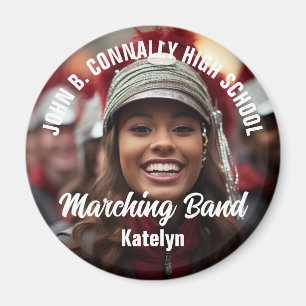 Anpassningsbar Marching Band Photo High School Spi Magnet