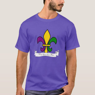 Anpassningsbar Mardi Gras fleur-de-lys Tee Shirt