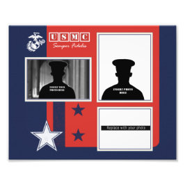 Anpassningsbar Marine Corps Photo Collage Fototryck