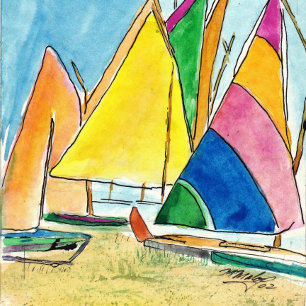 Anpassningsbar Marine Sailboat Mousepad Musmatta
