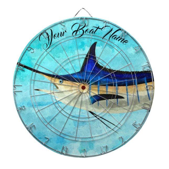 Anpassningsbar Marlin Dart Board Darttavla (Framsidan)