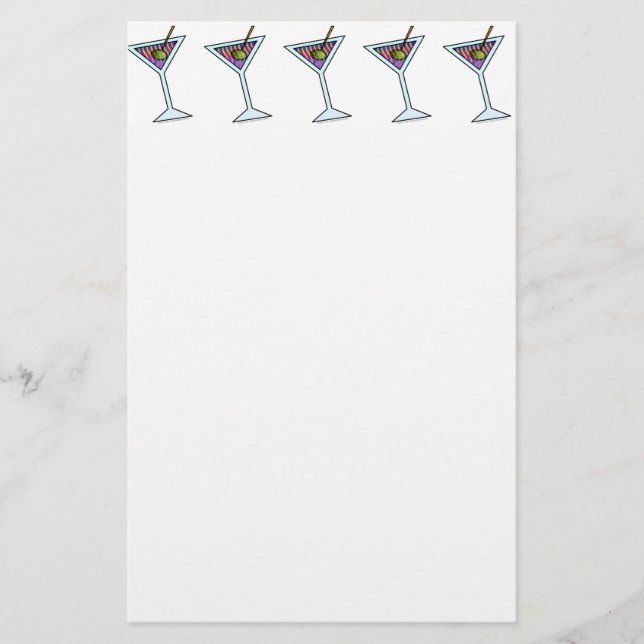 Anpassningsbar MARTINI STATIONERY Brevpapper (Framsida)