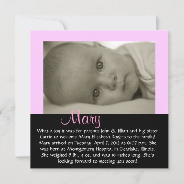 ANPASSNINGSBAR - "Mary" (Framsida)