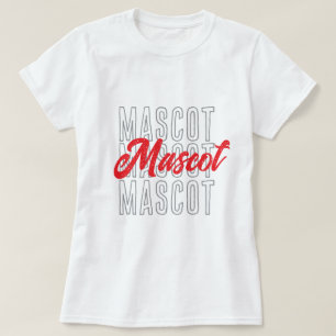 Anpassningsbar Mascot Shirt,Cheer Shirt T