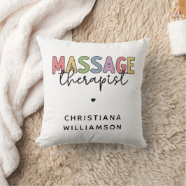 Anpassningsbar Massage Therapist | Gift för massag Kudde