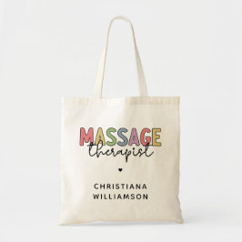 Anpassningsbar Massage Therapist | Gift för massag Tygkasse