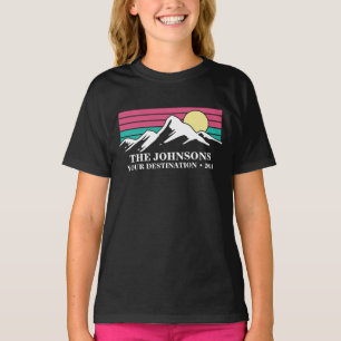 Anpassningsbar Matching Family Vacation Camping Gr T Shirt