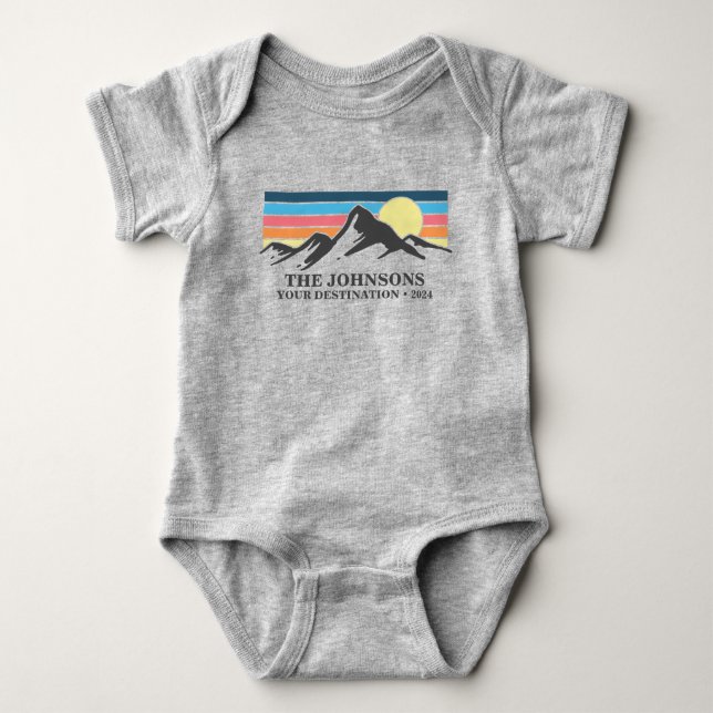 Anpassningsbar Matching Family Vacation Camping Gr T Shirt (Framsida)