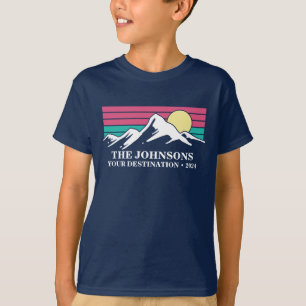 Anpassningsbar Matching Family Vacation Camping Gr T Shirt