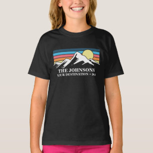 Anpassningsbar Matching Family Vacation Camping Gr T Shirt