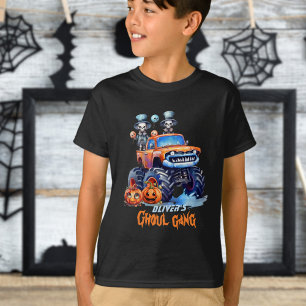 Anpassningsbar Matching Ghoul Gang Monster Lastbil T Shirt