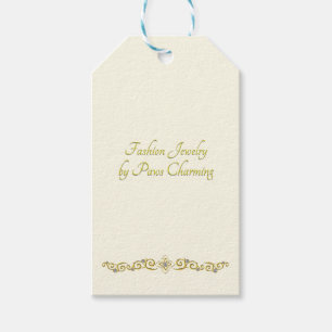 Anpassningsbar Matte Jewelry Hanging Visning Cards Presentetikett