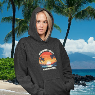 Anpassningsbar Maui Resa Coola Sunrise Handflatan T Shirt