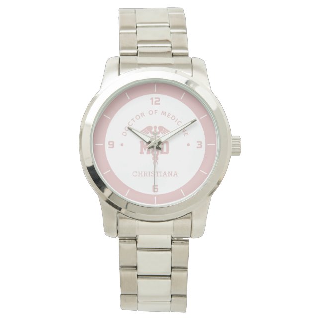 Anpassningsbar MD Doktor vid Medicine Doktor Stude Armbandsur (Framsida)