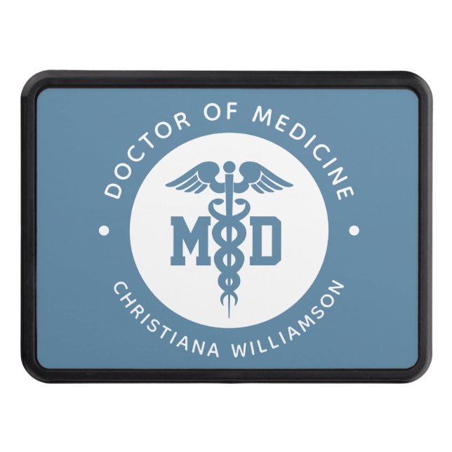 Anpassningsbar MD Doktor vid Medicine Doktor Stude Dragkroksskydd (Framsidan)
