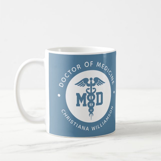 Anpassningsbar MD Doktor vid Medicine Doktor Stude Kaffemugg (Vänster)