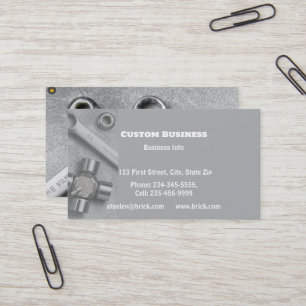 Anpassningsbar Mechanile Machinery Engineering Aut Visitkort