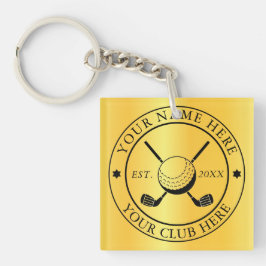 Anpassningsbar med Klubb Emblem Square enkelsidig