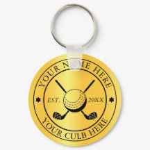 Anpassningsbar med Klubben Emblem Metall Circle Ke