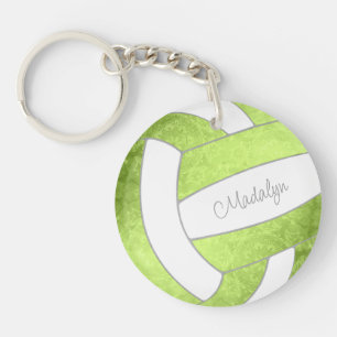 anpassningsbar med stark grönt, namn volleyball