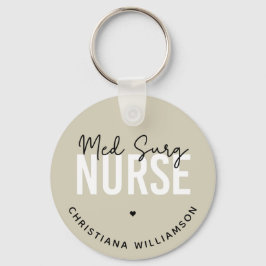 Anpassningsbar Med Surg Nurse | Sjuksköterska för  Nyckelring