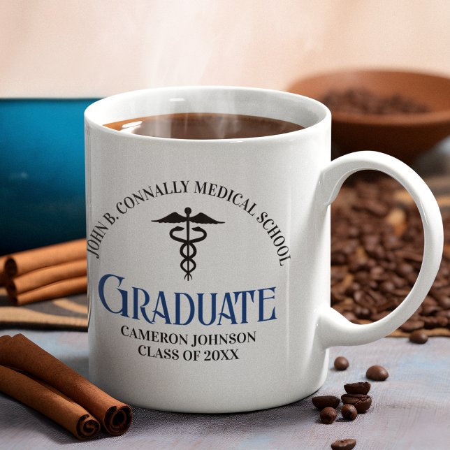 Anpassningsbar Mediaskola Studenten minnesstund Kaffemugg (Skapare uppladdad)