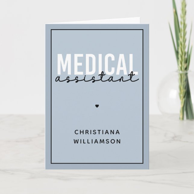 Anpassningsbar Medicinsk assistent | Klinisk assis Kort (Framsida)