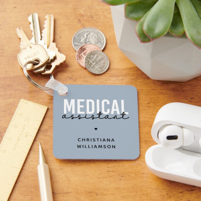 Anpassningsbar Medicinsk assistent | Klinisk assis Nyckelring (Skrivbord)
