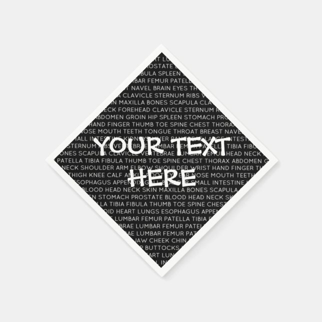 Anpassningsbar Medicinsk terminologi Napkins Pappersservett (Hörn)