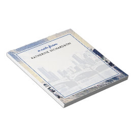 Anpassningsbar Melbourne Australia Watercolor Art Anteckningsblock