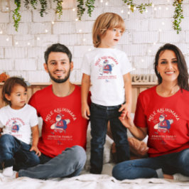 Anpassningsbar Mele Kalikimaka Santa Hawaiian Jul T Shirt