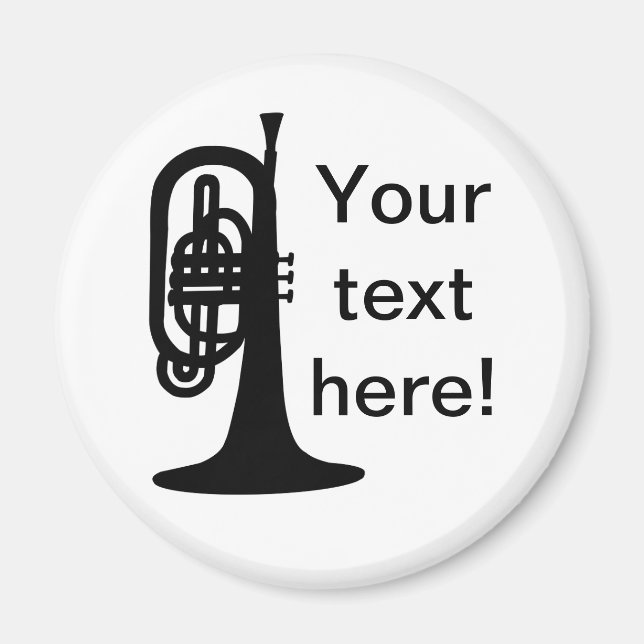 Anpassningsbar Mellophone Magnet (Framsidan)
