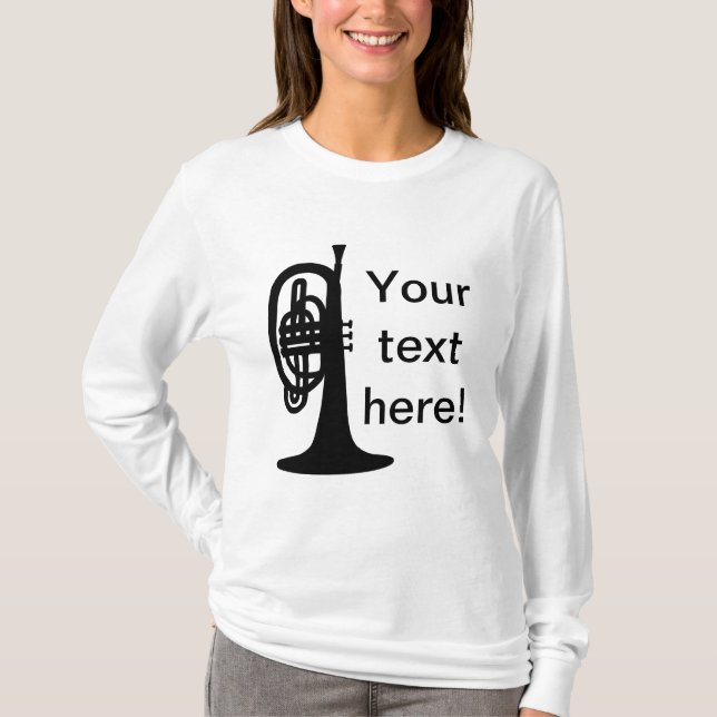 Anpassningsbar Mellophone Tee (Framsida)